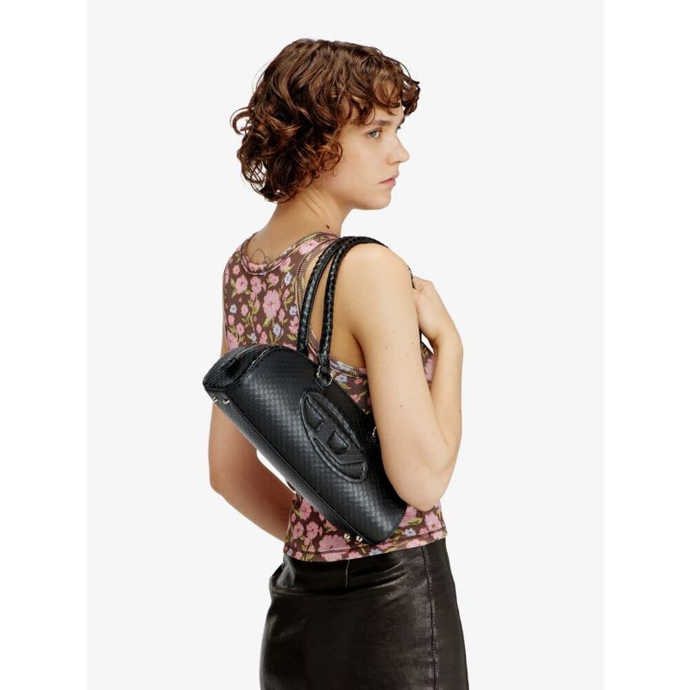 Diesel Women 1Dr Python Effect Leather Shoulder B… - image 2